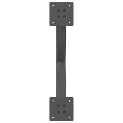 Salontafelpoten 2 st X-vormig 60x(30-31) cm staal antraciet