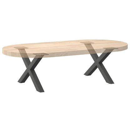 Salontafelpoten 2 st X-vormig 60x(30-31) cm staal antraciet