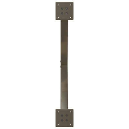 Salontafelpoten X-Vormig 70X(30-31) Cm Staal Naturel 2 70 x (30-31) cm (40 mm)