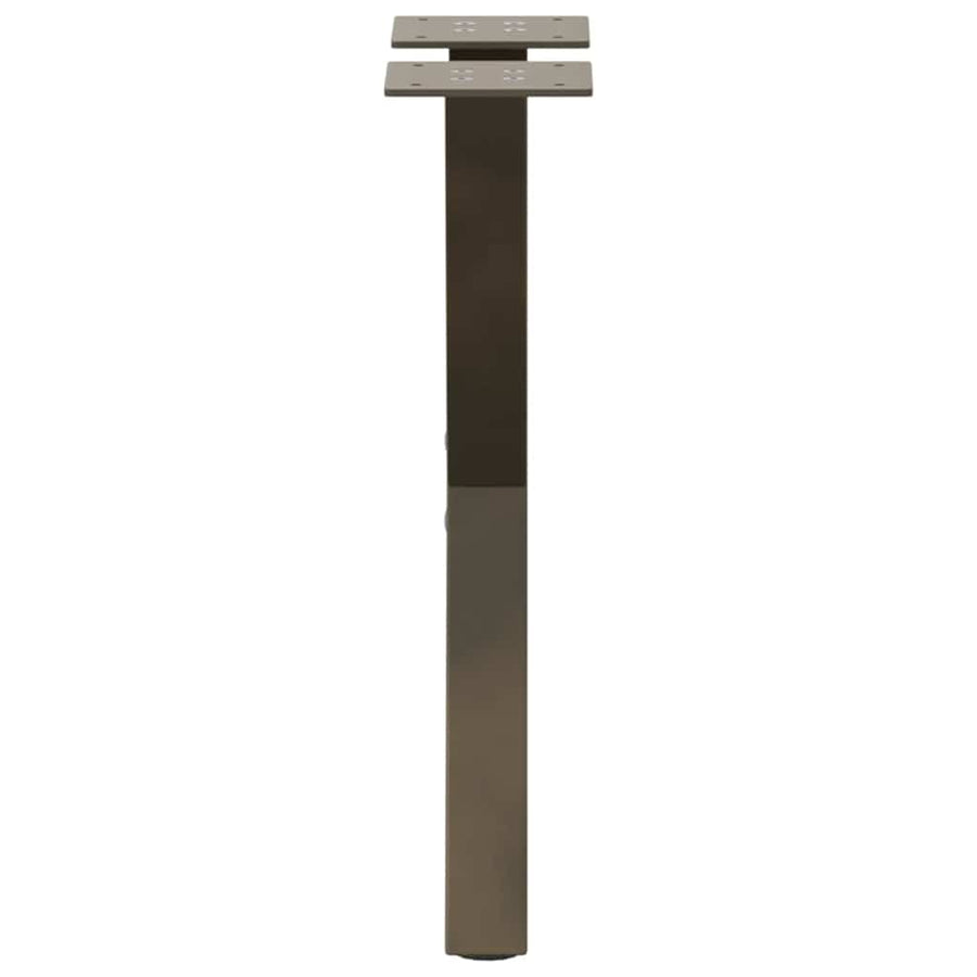 Salontafelpoten X-Vormig 28X(42-43) Cm Staal Naturel 28 x (42-43) cm (40 mm)