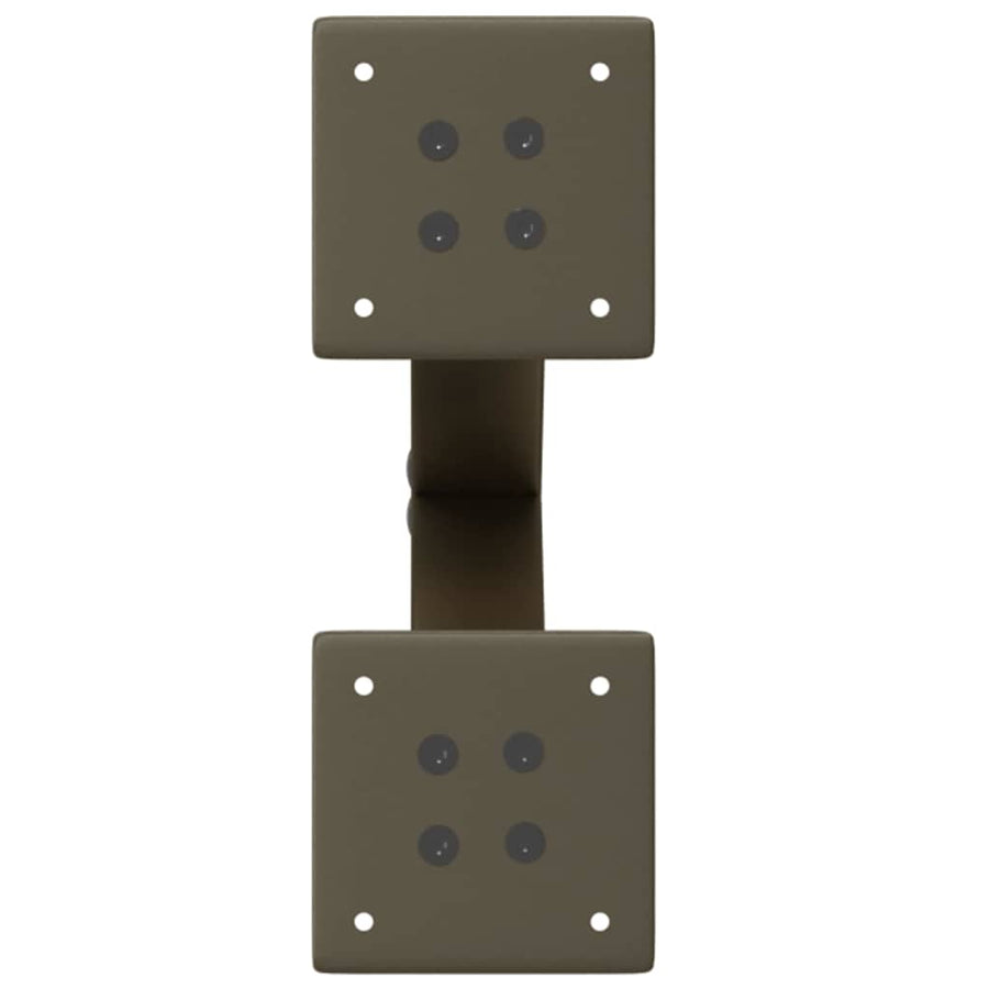 Salontafelpoten X-Vormig 28X(42-43) Cm Staal Naturel 28 x (42-43) cm (40 mm)