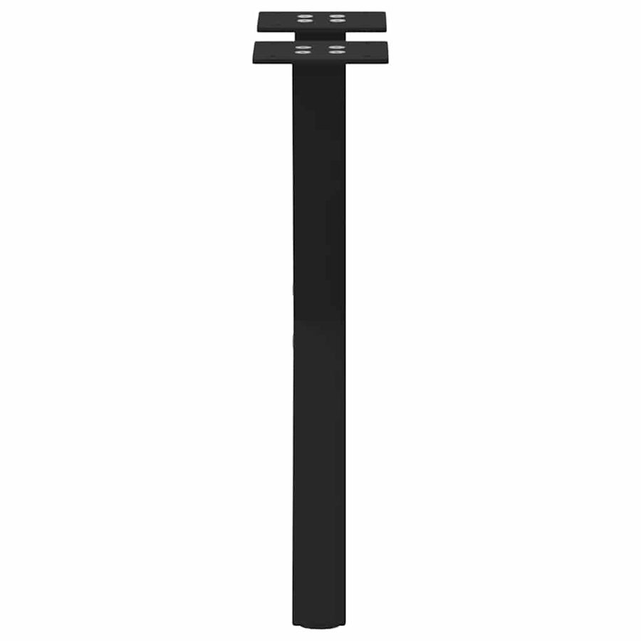 Salontafelpoten 2 st X-vormig 38x(42-43) cm staal zwart