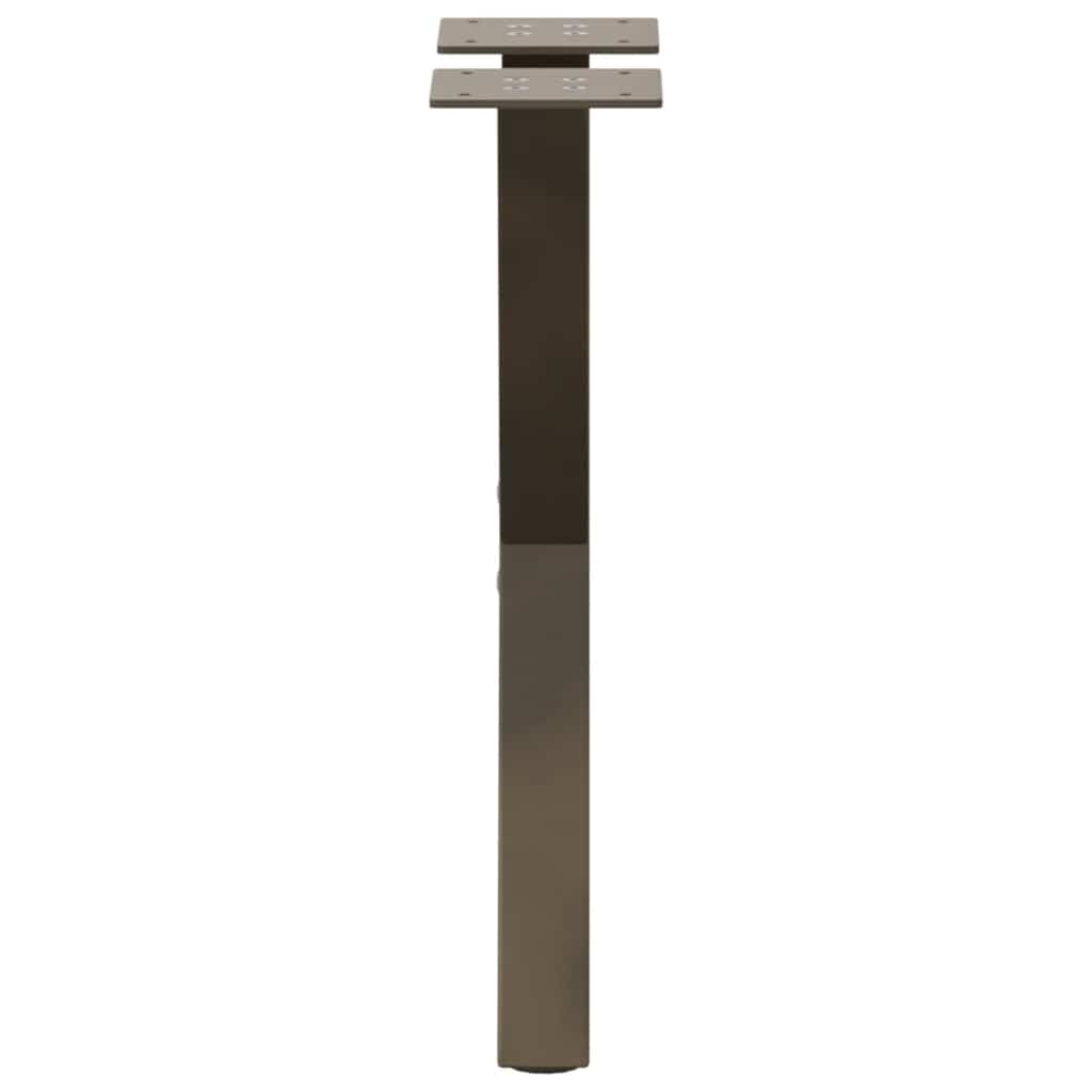 Salontafelpoten 2 st X-vormig 38x(42-43) cm staal naturel