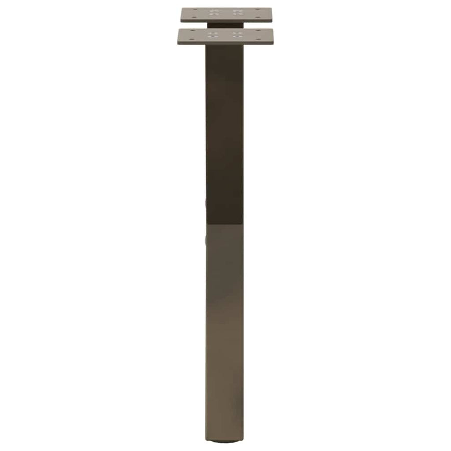 Salontafelpoten 2 st X-vormig 38x(42-43) cm staal naturel