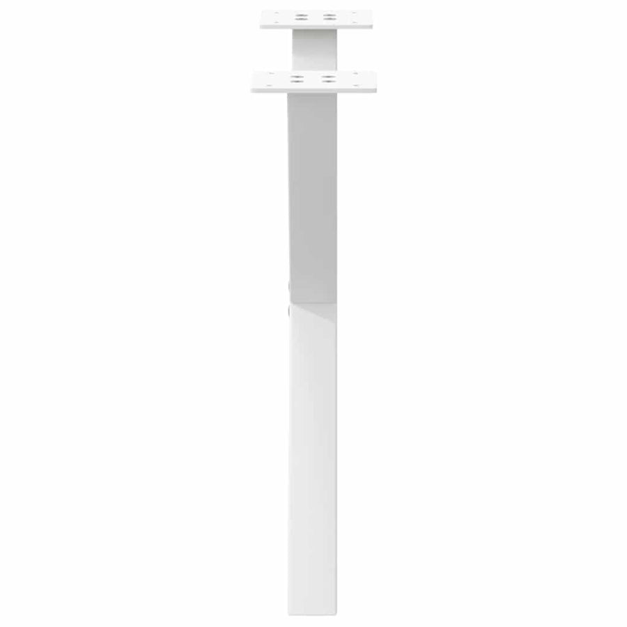 Salontafelpoten 2 st X-vormig 50x(42-43) cm staal wit