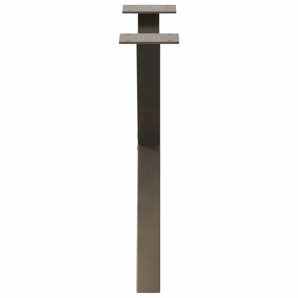 Salontafelpoten X-Vormig 50X(42-43) Cm Staal Naturel 50 x (42-43) cm (40 mm)
