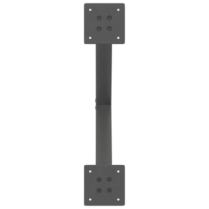 Salontafelpoten 2 st X-vormig 60x(42-43) cm staal antraciet