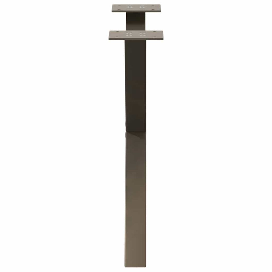 Salontafelpoten X-Vormig 60X(42-43) Cm Staal Naturel 60 x (42-43) cm (40 mm)