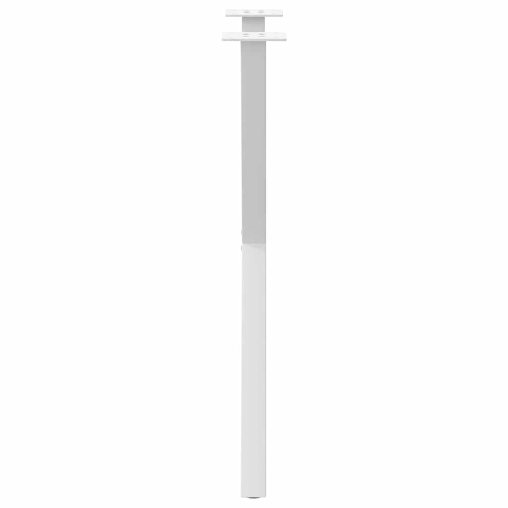 Eettafelpoten X-Vormig 50X(72-73) Cm Staal Wit 50 x (72-73) cm (40 mm)