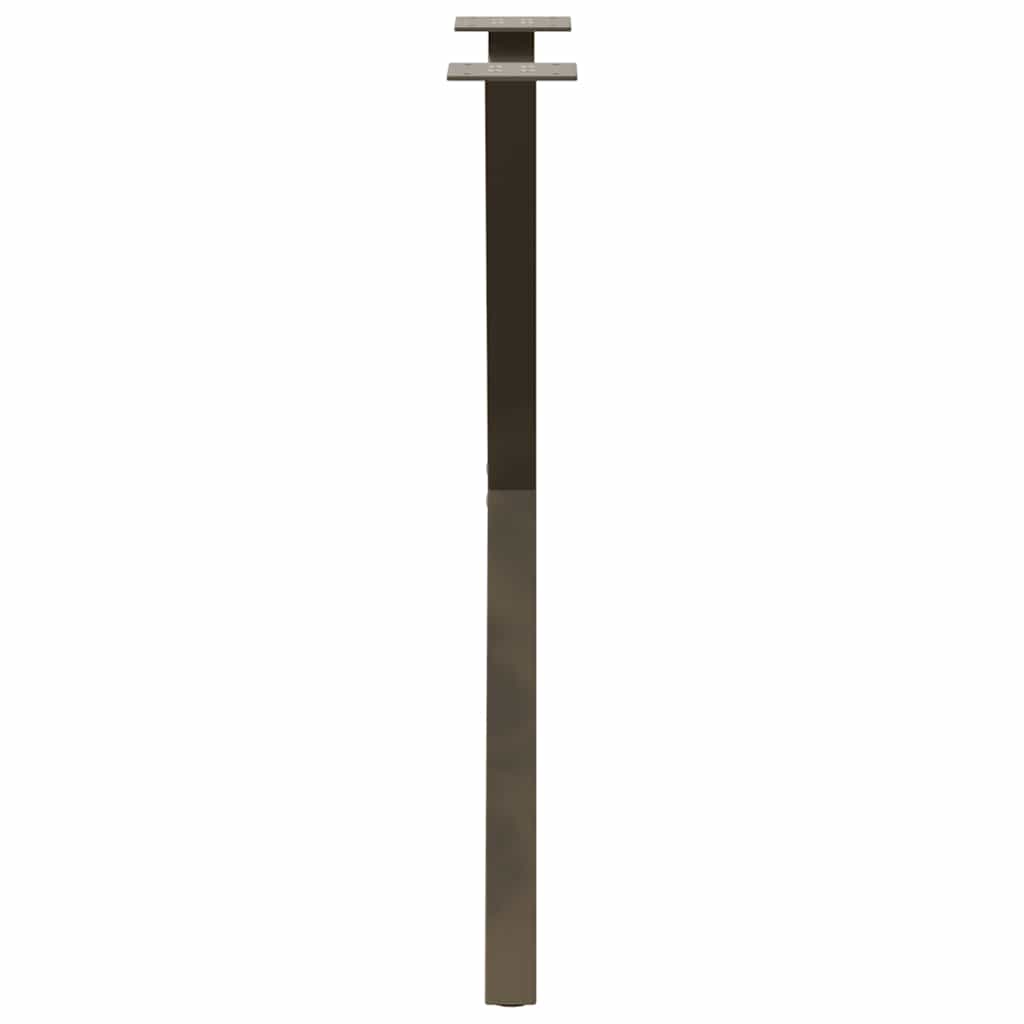 Eettafelpoten X-Vormig 50X(72-73) Cm Staal Naturel 50 x (72-73) cm (40 mm)