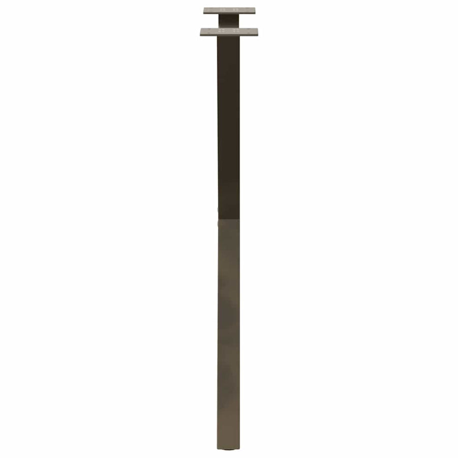 Eettafelpoten X-Vormig 50X(72-73) Cm Staal Naturel 50 x (72-73) cm (40 mm)
