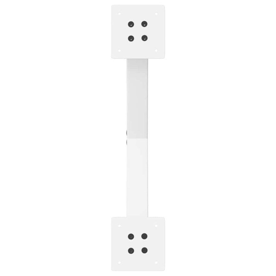 Eettafelpoten 2 st X-vormig 60x(72-73) cm staal wit
