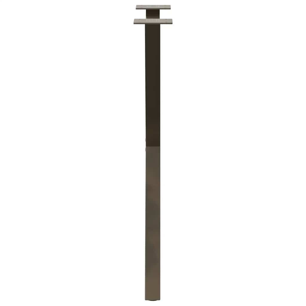 Eettafelpoten X-Vormig 57X(72-73) Cm Staal Naturel 57 x (72-73) cm (40 mm)