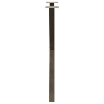 Eettafelpoten X-Vormig 57X(72-73) Cm Staal Naturel 57 x (72-73) cm (40 mm)