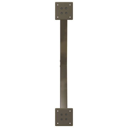 Eettafelpoten X-Vormig 70X(72-73) Cm Staal Naturel 70 x (72-73) cm (40 mm)