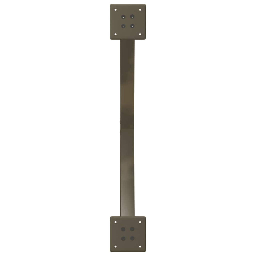 Eettafelpoten X-Vormig 70X(72-73) Cm Staal Naturel 70 x (72-73) cm (40 mm)