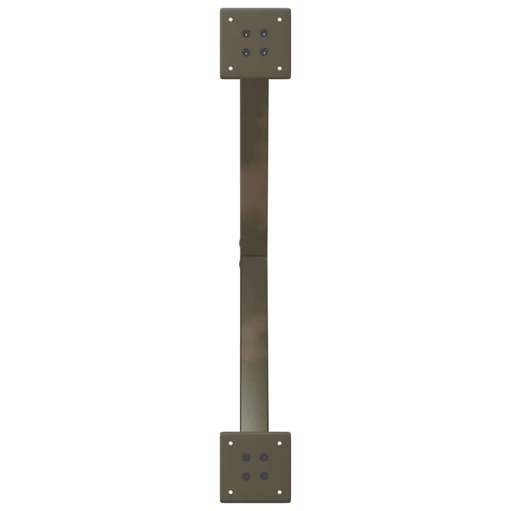 Eettafelpoten X-Vormig 80X(72-73) Cm Staal Naturel 80 x (72-73) cm (40 mm)