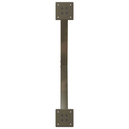 Eettafelpoten X-Vormig 80X(72-73) Cm Staal Naturel 80 x (72-73) cm (40 mm)