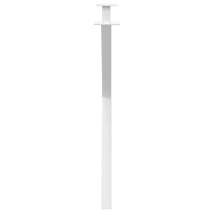 Eettafelpoten X-Vormig 90X(72-73) Cm Staal Wit 2