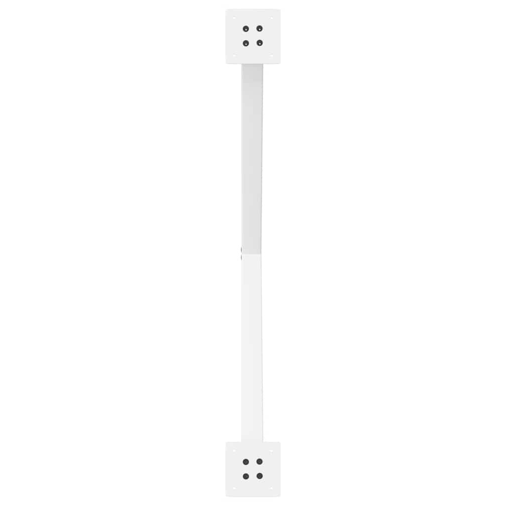 Eettafelpoten X-Vormig 90X(72-73) Cm Staal Wit 2