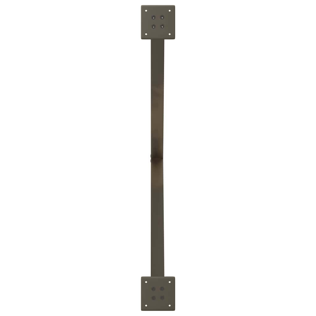 Eettafelpoten X-Vormig 90X(72-73) Cm Staal Naturel 90 x (72-73) cm (40 mm)