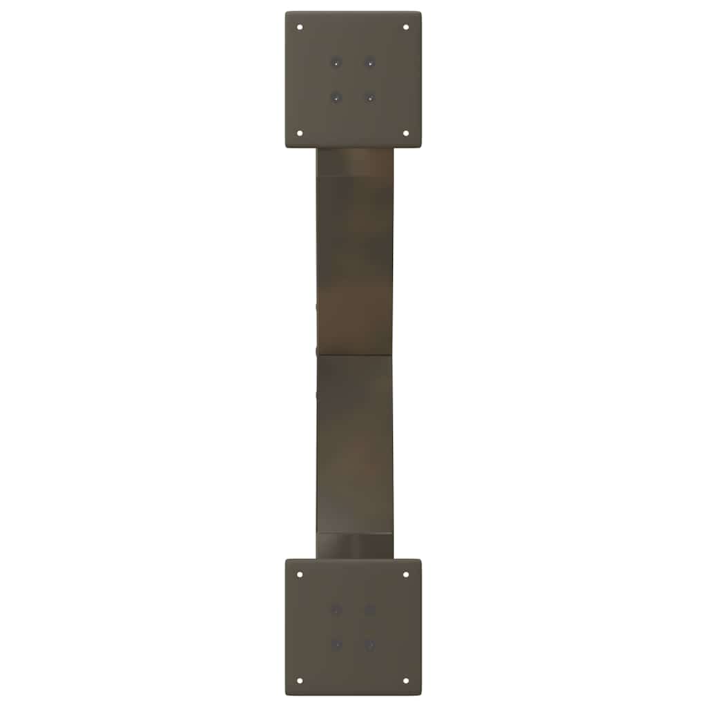 Salontafelpoten X-Vormig 70X(30-31) Cm Staal Naturel 2 70 x (30-31) cm (80 mm)
