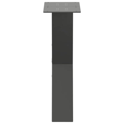 Salontafelpoten 2 st X-vormig 28x(42-43) cm staal antraciet