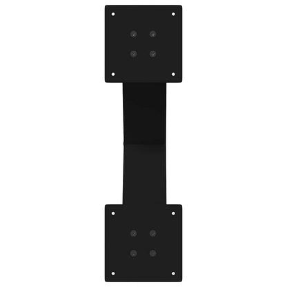 Salontafelpoten 2 st X-vormig 50x(42-43) cm staal zwart