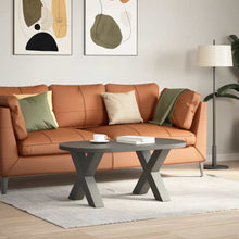 Salontafelpoten 2 st X-vormig 60x(42-43) cm staal antraciet