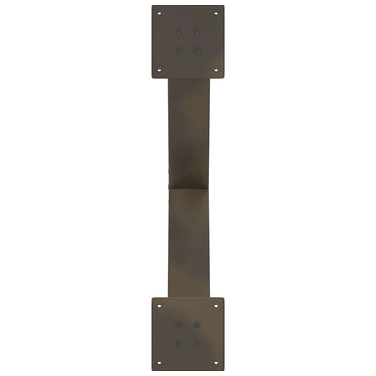Salontafelpoten X-Vormig 70X(42-43) Cm Staal Naturel 70 x (42-43) cm (80 mm)