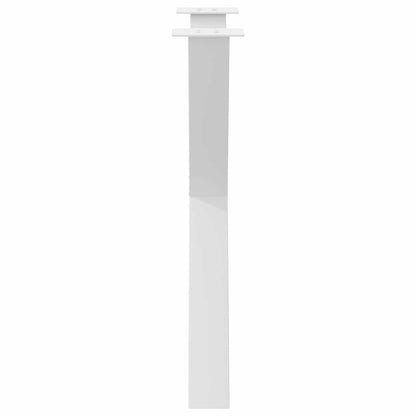 Eettafelpoten X-Vormig 70X(72-73) Cm Staal Wit 3
