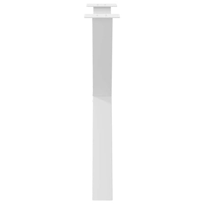 Eettafelpoten X-Vormig 80X(72-73) Cm Staal Wit 3