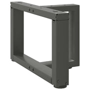 Salontafelpoten 2 st T-vormig 40x25x30 cm staal antraciet