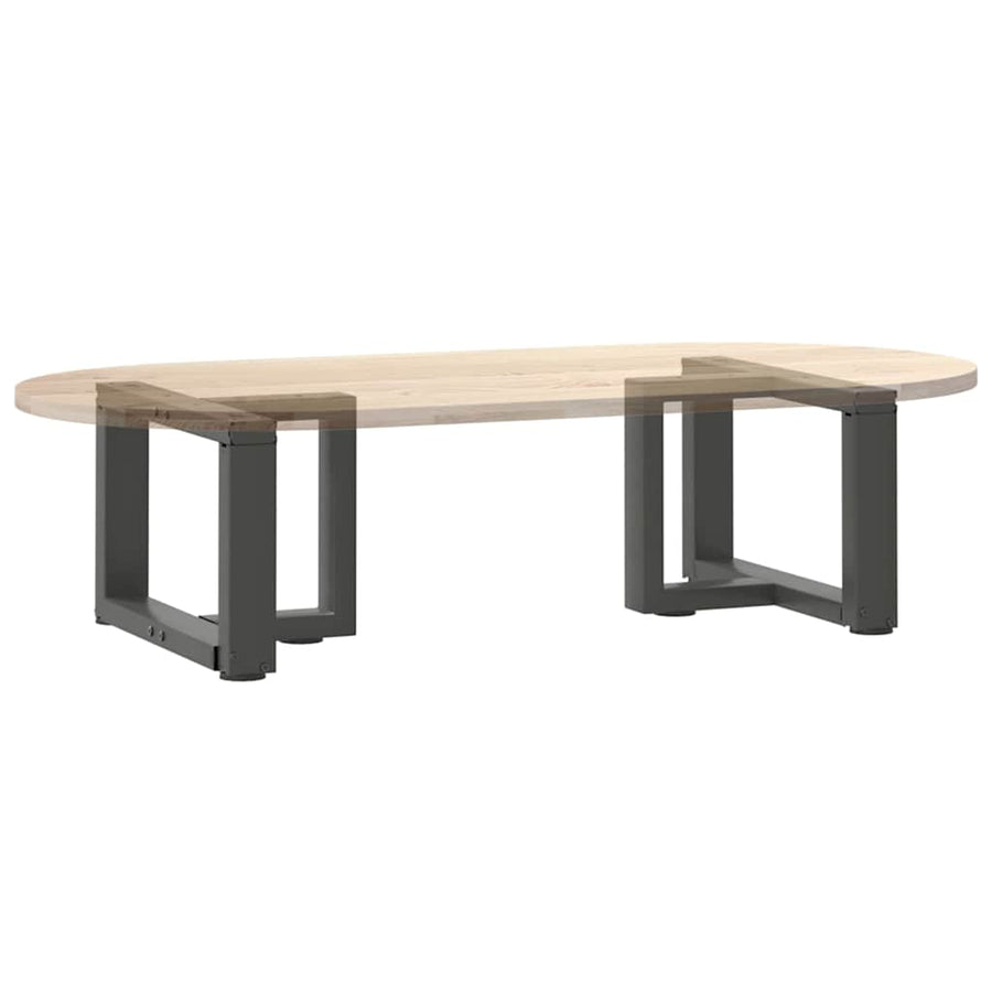 Salontafelpoten 2 st T-vormig 40x25x(30-31) cm staal antraciet