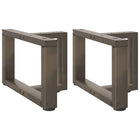 Salontafelpoten 2 st T-vormig 40x25x30 cm staal