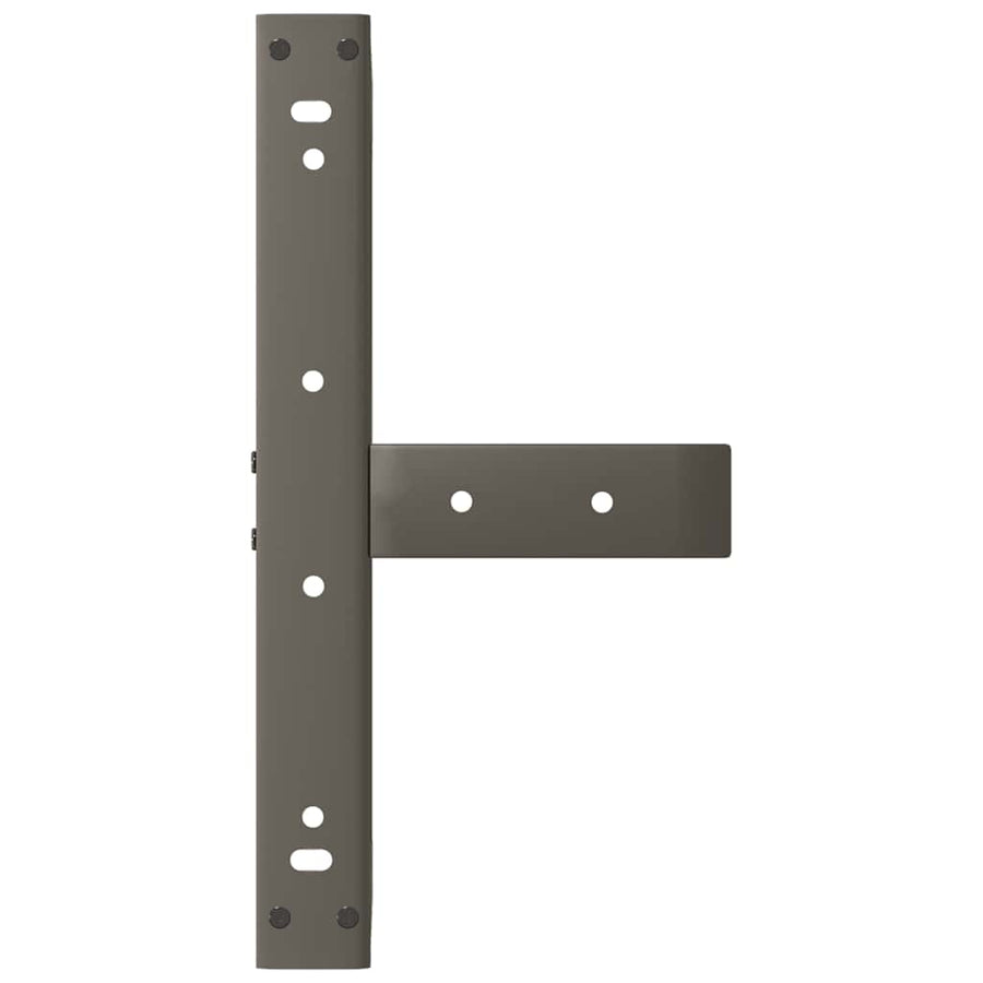 Salontafelpoten 2 St T-Vormig Staal Naturel 40 x 25 x (30-31) cm