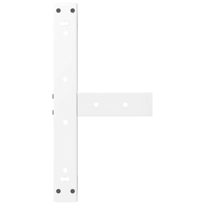 Salontafelpoten 2 st T-vormig 50x25x(30-31) cm staal wit