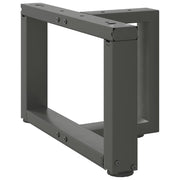 Coffee table legs 2 pcs T-shaped 50x25x(30-31) cm steel anthracite