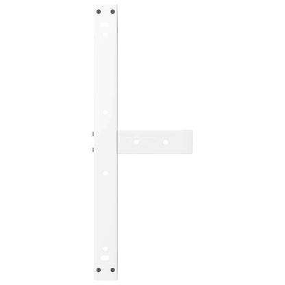 Salontafelpoten 2 st T-vormig 70x25x(30-31) cm staal wit