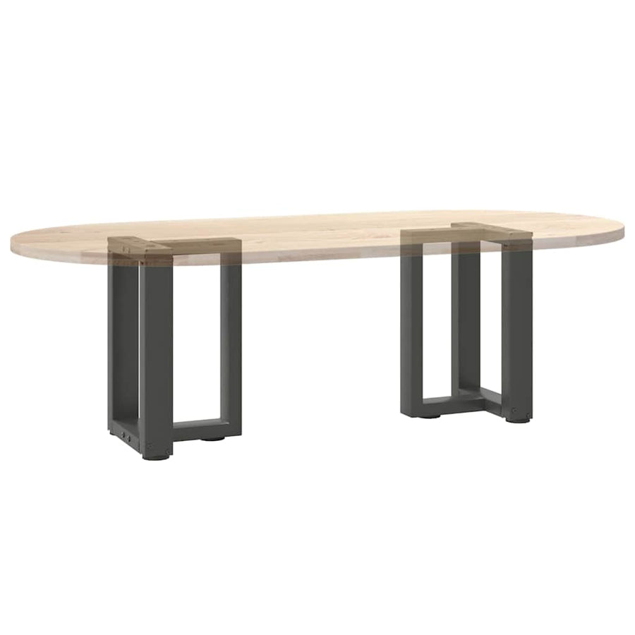 Salontafelpoten 2 st T-vormig 38x25x(42-43) cm staal antraciet