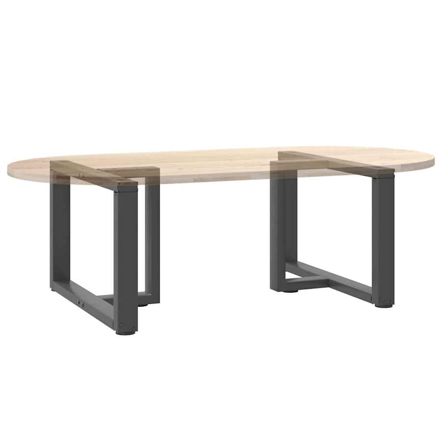 Salontafelpoten 2 st T-vormig 70x25x(42-43) cm staal antraciet