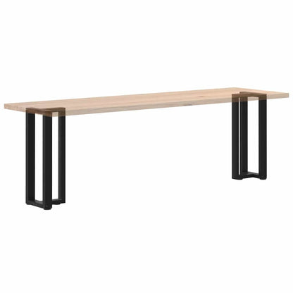 Console tafelpoten 2 st T-vormig 20x28x(72-73) cm staal zwart