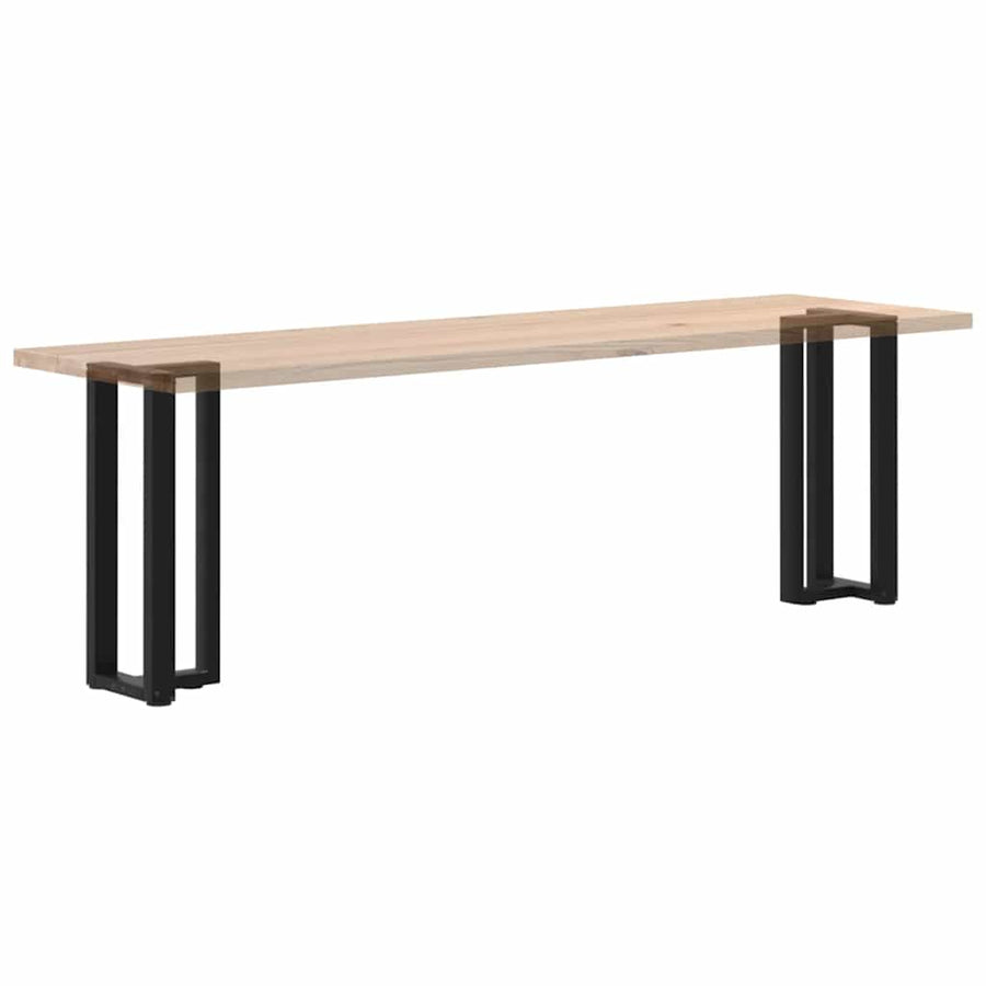 Console tafelpoten 2 st T-vormig 20x28x(72-73) cm staal zwart