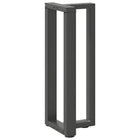 Tafelpoten 2 stuks T-vormig 25x28x72-73cm staal antraciet
