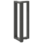 Console table legs 2pcs T-shaped 25x28x(72-73)cm steel anthracite