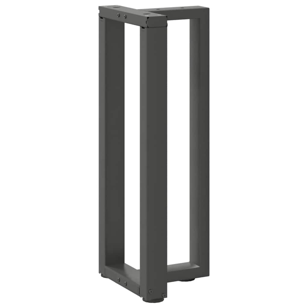 Console tafelpoten 2st T-vormig 20x28x(72-73)cm staal antraciet