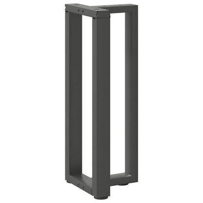 Console tafelpoten 2st T-vormig 20x28x(72-73)cm staal antraciet