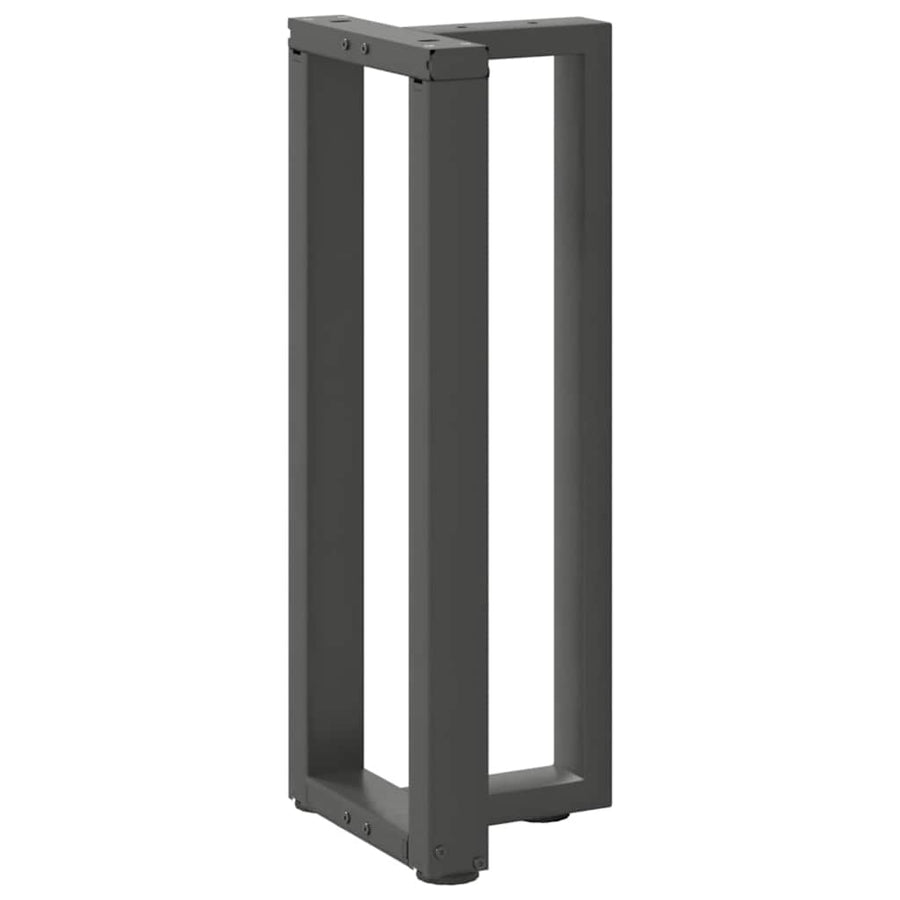 Console tafelpoten 2st T-vormig 20x28x(72-73)cm staal antraciet