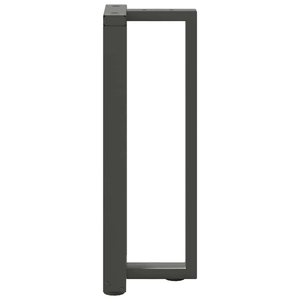 Console tafelpoten 2st T-vormig 20x28x(72-73)cm staal antraciet