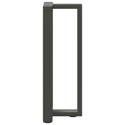 Console tafelpoten 2st T-vormig 20x28x(72-73)cm staal antraciet